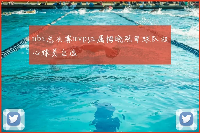 nba总决赛mvp归属揭晓冠军球队核心球员当选