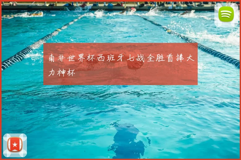 南非世界杯西班牙七战全胜首捧大力神杯