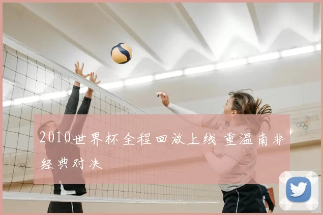 2010世界杯全程回放上线 重温南非经典对决